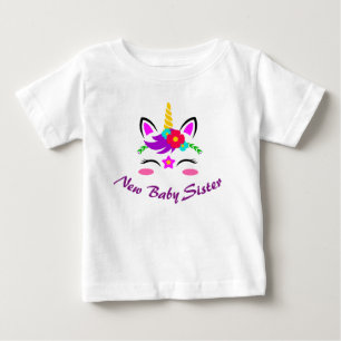 T-shirt Pour Bébé Le Nouveau Bébé Sister