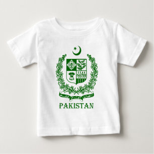 T-shirt Pour Bébé Le PAKISTAN - emblème/manteau des