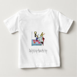T-shirt Pour Bébé Le papa est mon jouet préféré