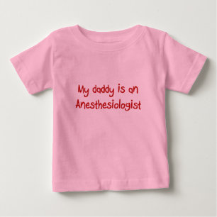 T-shirt Pour Bébé Le papa est un T-shirt de bébé d'anesthésiste