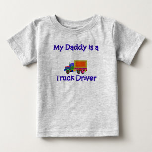 T-shirt Pour Bébé Le papa est un T-shirt de bébé de chauffeur de