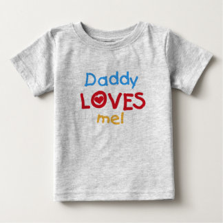 T-shirt Pour Bébé Le papa m'aime