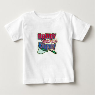 T-SHIRT POUR BÉBÉ LE PAPA PENSE IM UN GARDIEN