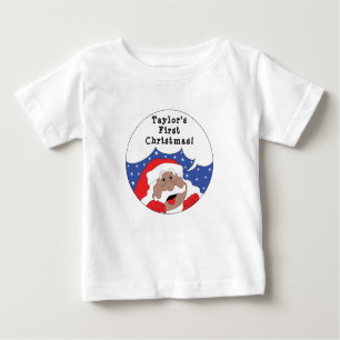 T-shirt Pour Bébé Le Père Noël de la couleur dit :