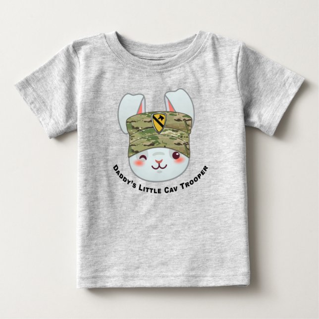 T-shirt Pour Bébé “Le petit 1er cavalier de papa” (Devant)