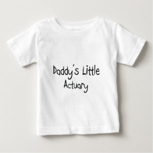 T-shirt Pour Bébé Le petit actuaire du papa