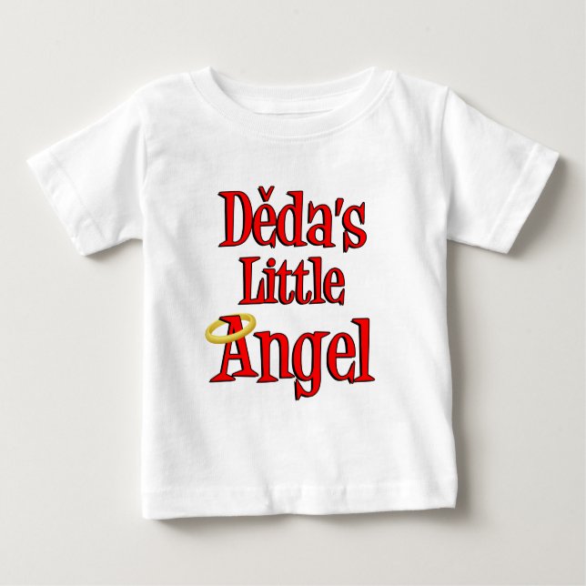T-shirt Pour Bébé Le petit ange de Deda (Devant)