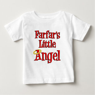 T-shirt Pour Bébé Le petit ange de Farfar
