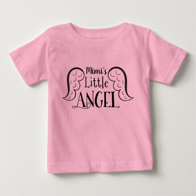 T-shirt Pour Bébé Le petit ange de Mimi (Devant)