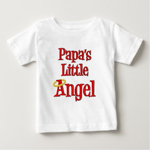 T-shirt Pour Bébé Le petit ange de papa