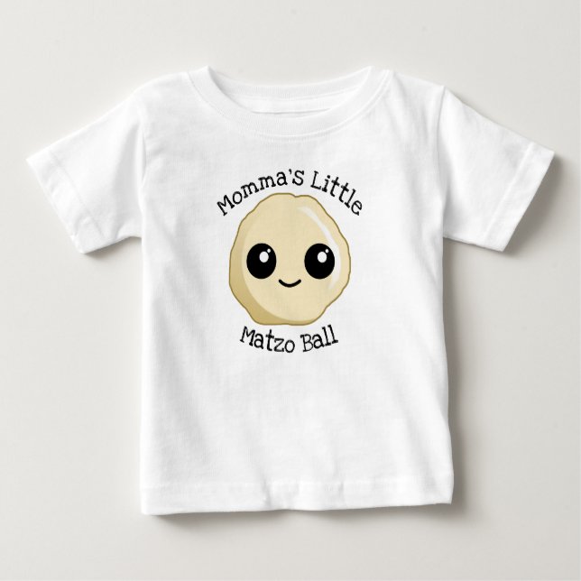 T-shirt Pour Bébé Le petit bal Matzo de maman (Devant)