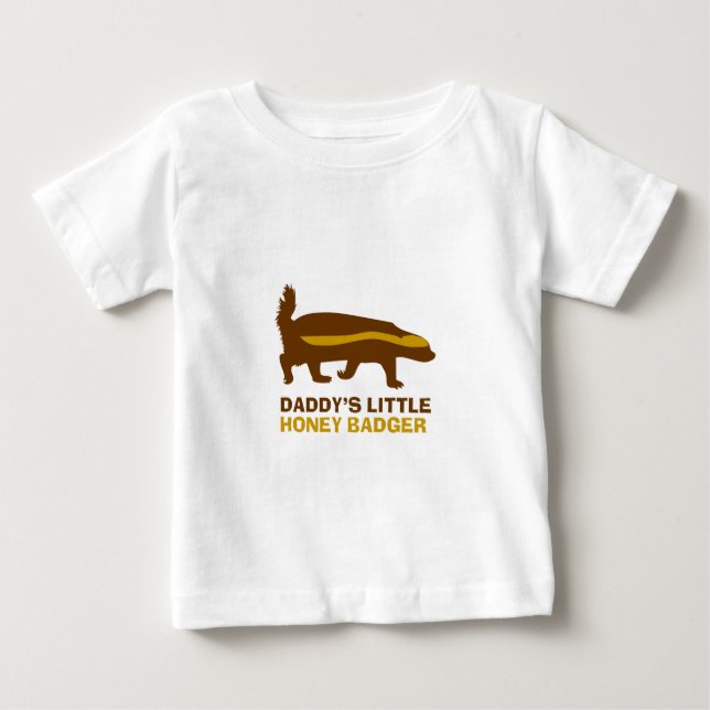 T-shirt Pour Bébé Le petit blaireau de papa (Devant)