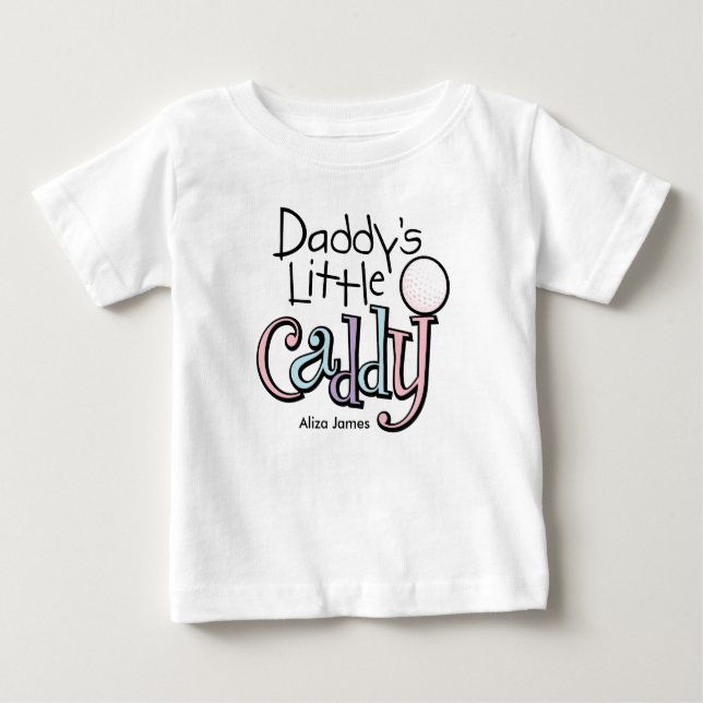 T-shirt Pour Bébé Le petit caddy de papa (Devant)
