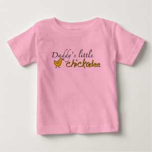 T-shirt Pour Bébé Le petit chickadee du papa