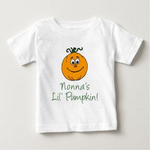 T-shirt Pour Bébé Le petit Citrouille de Nonna