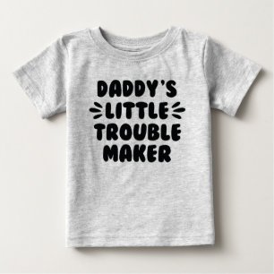 T-shirt Pour Bébé Le petit créateur de problèmes de papa