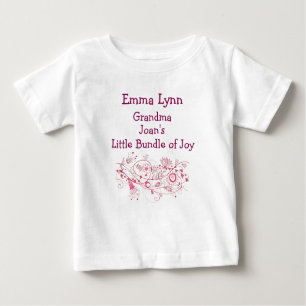 T-shirt Pour Bébé Le petit ensemble de joie d'Artsy Grandma Personna