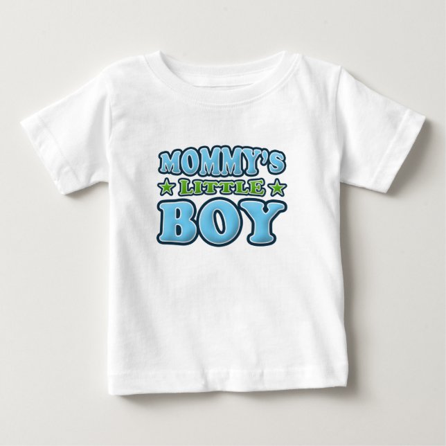 T-shirt Pour Bébé Le petit garçon à sa maman (Devant)