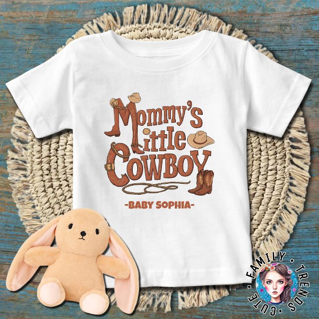 T-shirt Pour Bébé Le petit garçon de maman (Créateur téléchargé)