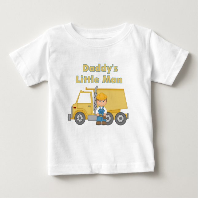 T-shirt Pour Bébé Le petit homme de papa (Devant)