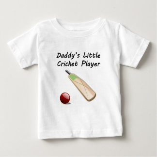T-shirt Pour Bébé Le petit joueur de cricket de papa