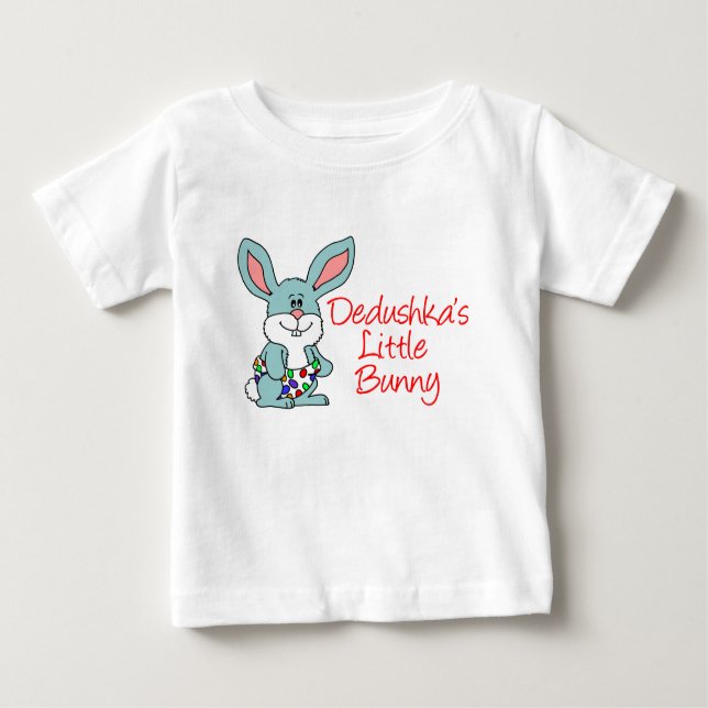 T-shirt Pour Bébé Le petit lapin de Dedushka (Devant)