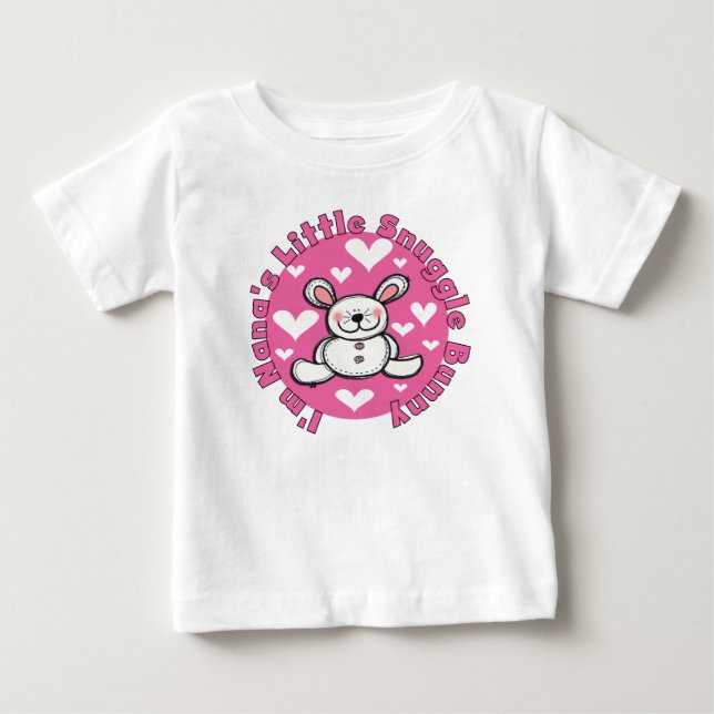 T-shirt Pour Bébé Le petit lapin de Nana (Devant)