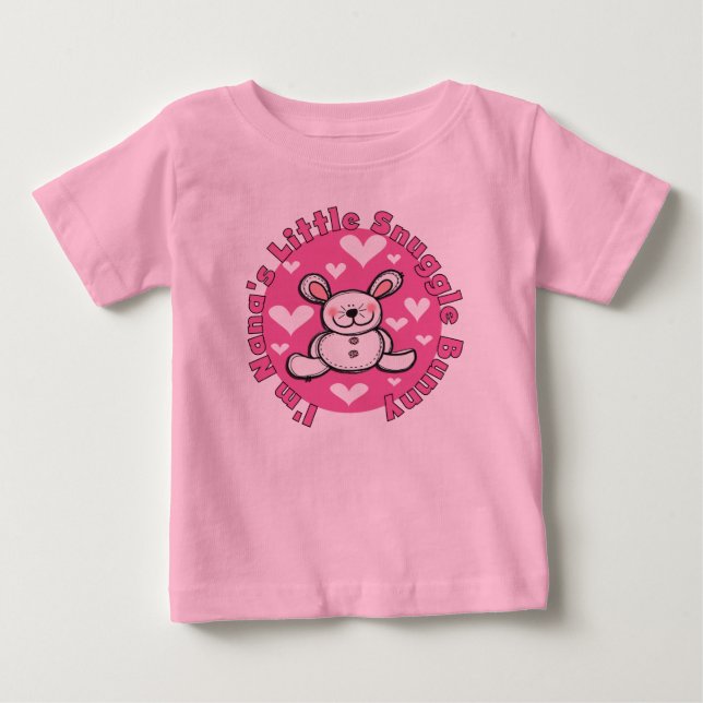 T-shirt Pour Bébé Le petit lapin de Nana (Devant)