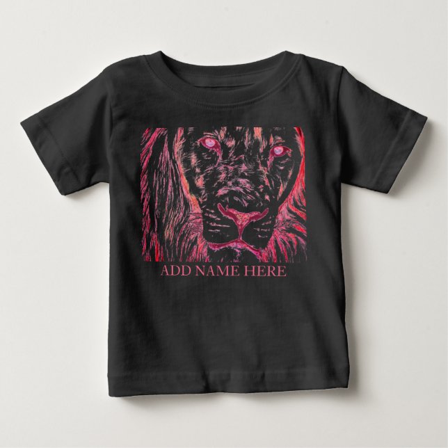 T-shirt Pour Bébé Le petit lion (Devant)
