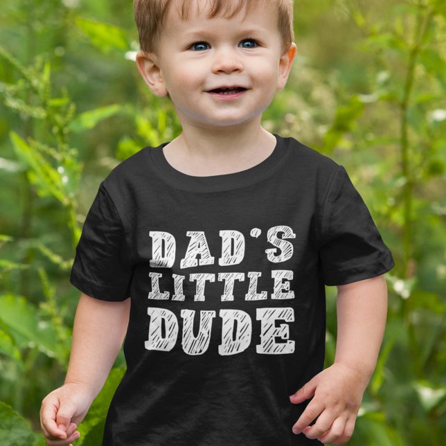T-shirt Pour Bébé Le petit mec de papa (Créateur téléchargé)
