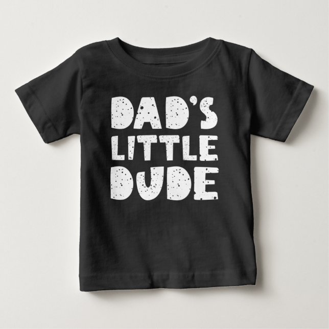 T-shirt Pour Bébé Le petit mec de papa (Devant)