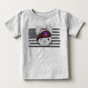 T-shirt Pour Bébé “Le petit parachutiste de Papa de la 82e Airborne”