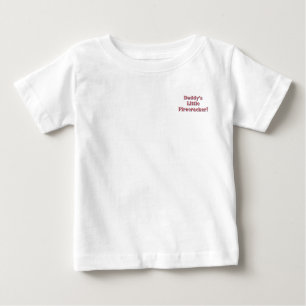 T-shirt Pour Bébé Le petit pétard de papa ! USA 250 Feux d'artifice 