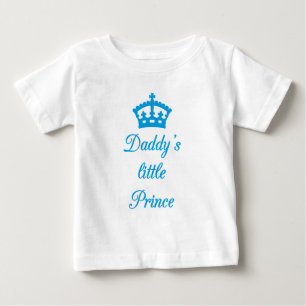 T-shirt Pour Bébé Le petit prince de papa, design de texte avec cour