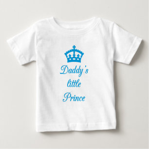 T-shirt Pour Bébé Le petit prince du papa, conception des textes