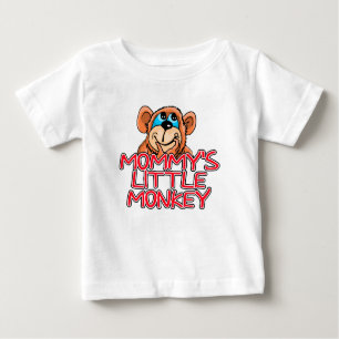 T-shirt Pour Bébé Le petit singe de la maman