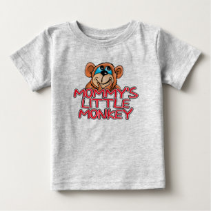 T-shirt Pour Bébé Le petit singe de maman
