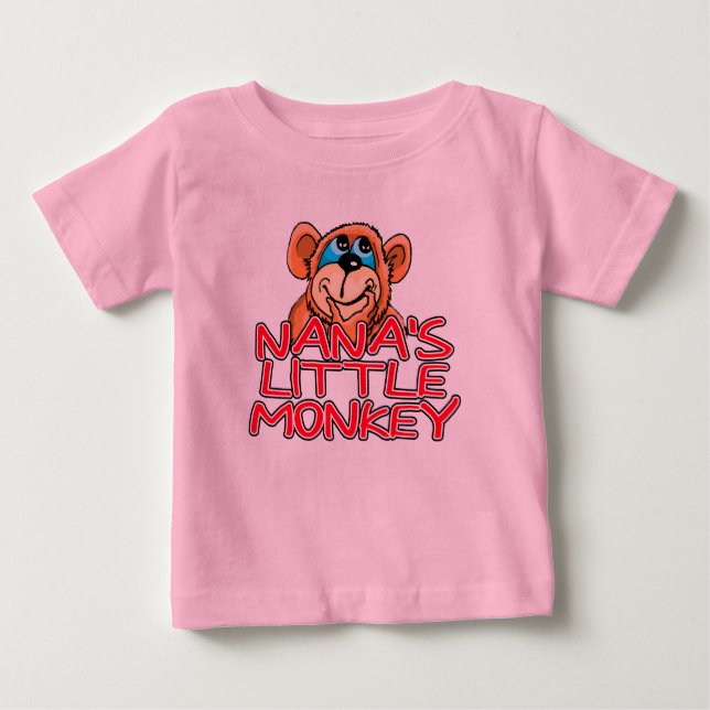 T-shirt Pour Bébé Le petit singe de Nana (Devant)