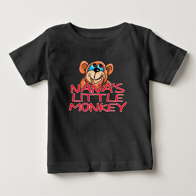 T-shirt Pour Bébé Le petit singe de Nana (Devant)
