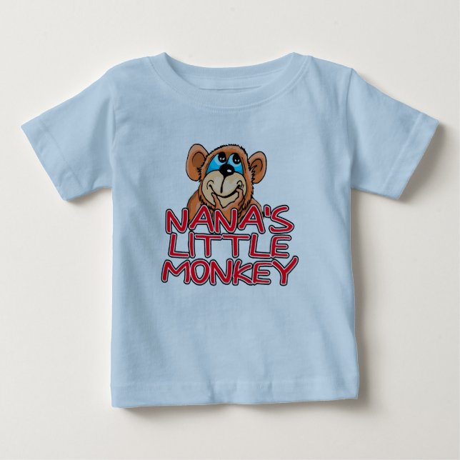 T-shirt Pour Bébé Le petit singe de Nana (Devant)