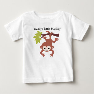 T-shirt Pour Bébé Le petit singe de papa