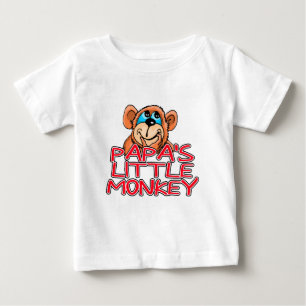 T-shirt Pour Bébé Le petit singe de papa