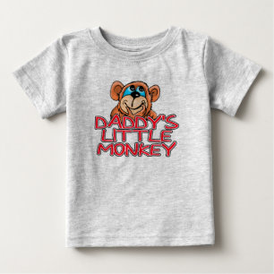 T-shirt Pour Bébé Le petit singe de papa