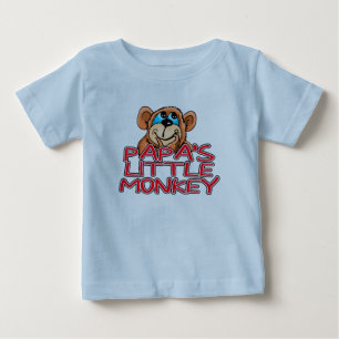 T-shirt Pour Bébé Le petit singe de Papa