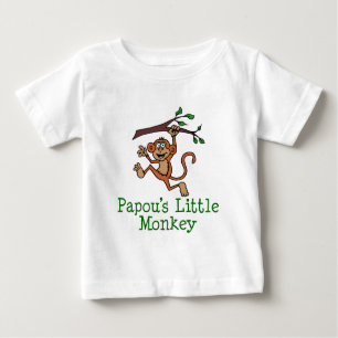 T-shirt Pour Bébé Le petit singe de Papou