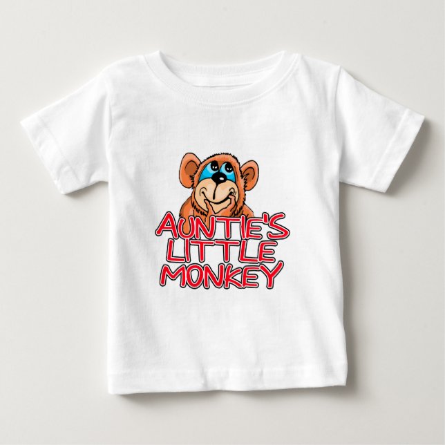 T-shirt Pour Bébé Le petit singe de Tatie (Devant)