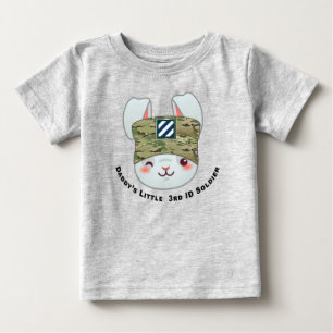 T-shirt Pour Bébé “Le petit soldat de la 3e division d'infanterie de