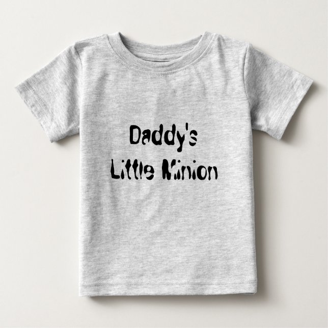T-shirt Pour Bébé Le petit subordonné du papa (Devant)