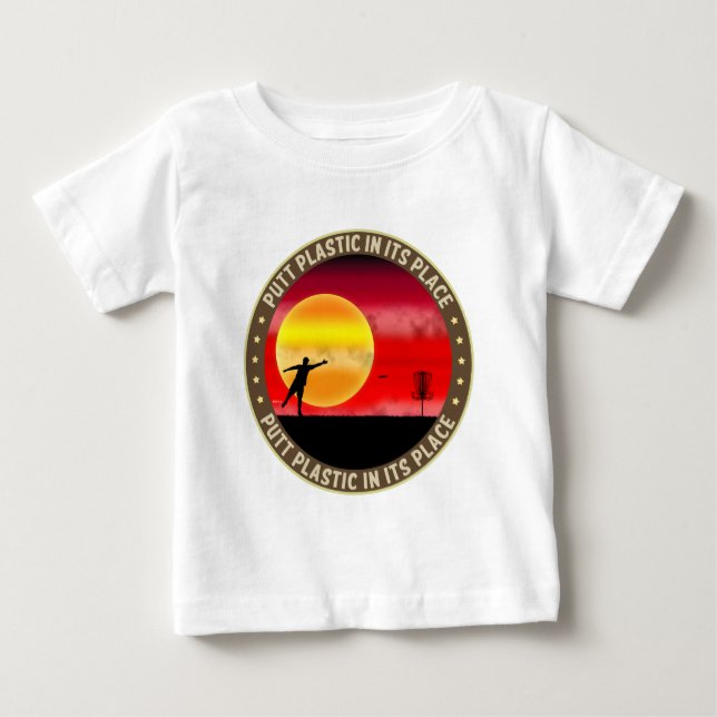 T-shirt Pour Bébé Le Plastique À La Place (Devant)