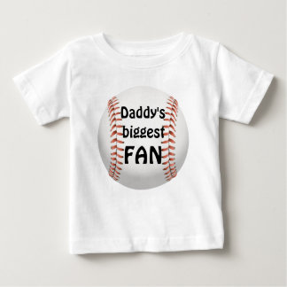 T-shirt Pour Bébé Le plus grand fan de baseball de famille de papa